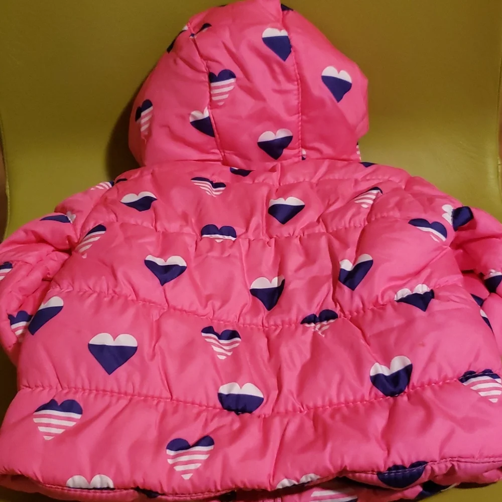 CARTER'S BABY GIRL CUTE HOODED JACKET 12M
